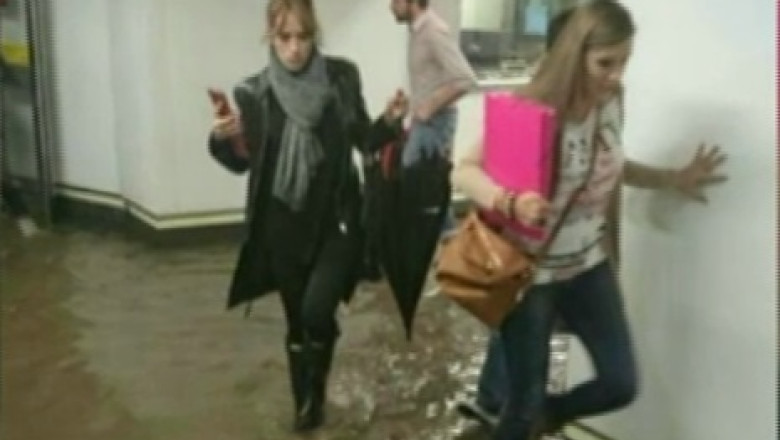 Vestul si sudul Europei, sub ape. In Madrid, mai multe statii de metrou au fost inundate Imagine