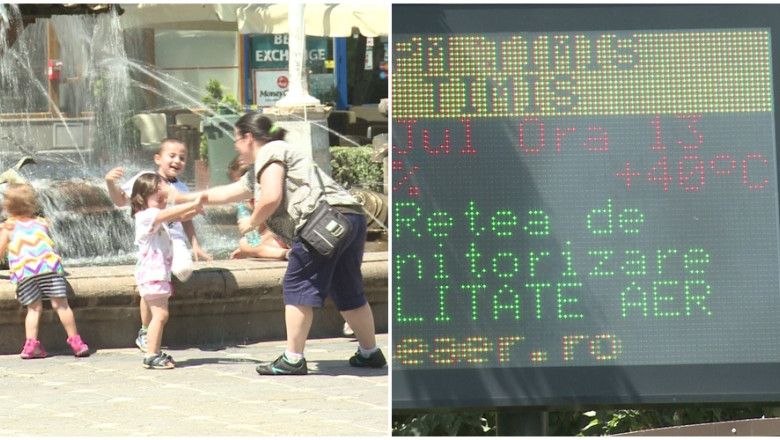 Vestul tarii, un cuptor incins. Zeci de solicitari la Ambulanta si la punctele de prim ajutor. Institutiile, in alerta Imagine