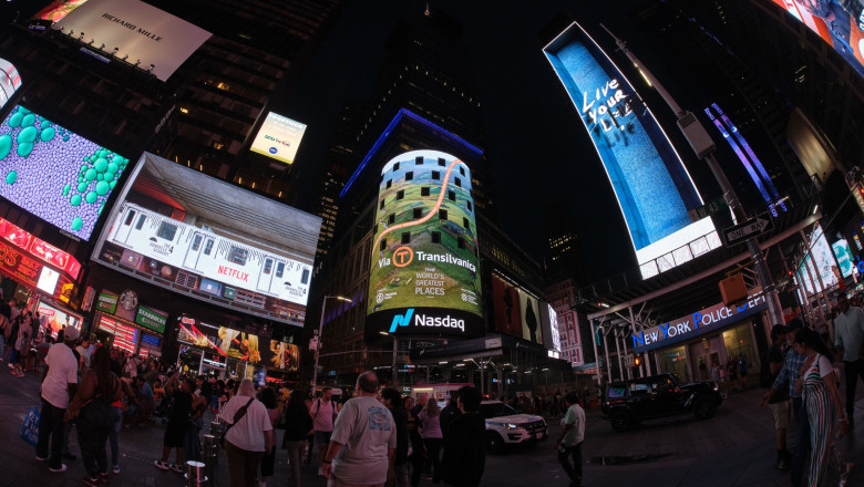 Via Transilvanica, drumul din Romania inclus in top 100 destinatii din lume, a fost promovat in Times Square din New York Imagine