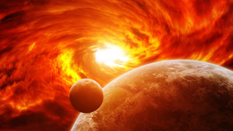 Viata pe Pamant s-ar putea sa fi aparut in urma unor „super-eruptii” solare de milioane de ori mai puternice decat cele obisnuite Imagine