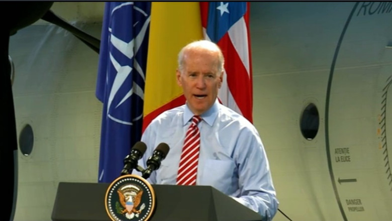 Vicepresedintele Biden la Bucuresti. Mesajul SUA: „Granitele Europei nu trebuie schimbate cu forta!” Imagine