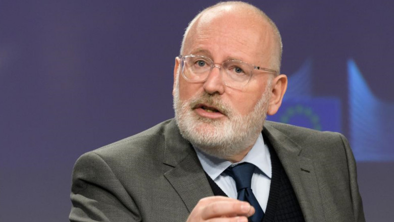 Vicepresedintele Comisiei Europene Frans Timmermans vine in Romania. Se va intalni cu Klaus Iohannis Imagine