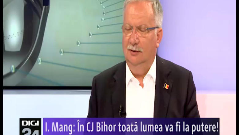 Vicepresedintele Consiliului Judetean Bihor, Ioan Mang: "In CJ Bihor toata lumea va fi la putere!" Imagine