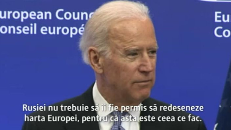 Vicepresedintele SUA, Joe Biden: Rusiei nu trebuie sa i se permita sa redeseneze harta Europei Imagine