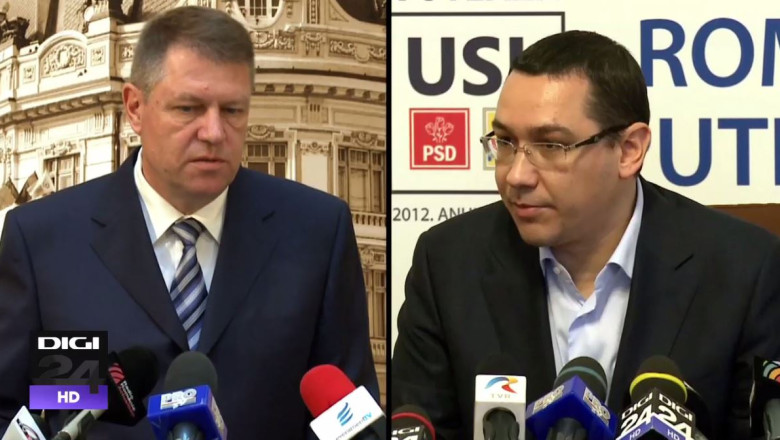Victor Ponta: Klaus Iohannis va fi declarat incompatibil Imagine