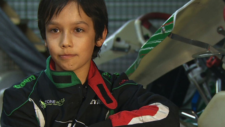 Victor Ponta si-a sustinut fiul din tribuna la Cupa Romaniei la Carting Imagine