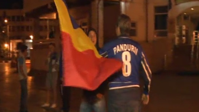 Victoria Pandurilor la Braga a scos suporterii in strada Imagine