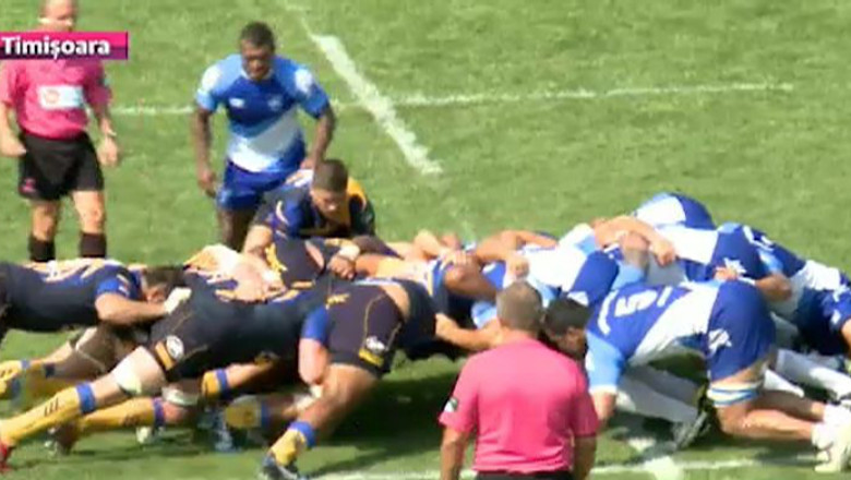 Victorie in primul meci din play-off: RCM Timisoara - Farul Constanta 28-16 Imagine