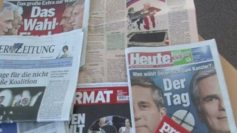 Victorie la limita in Austria. Primele rezultate ale legislativelor dau castigatoare actuala coalitie de guvernare Imagine