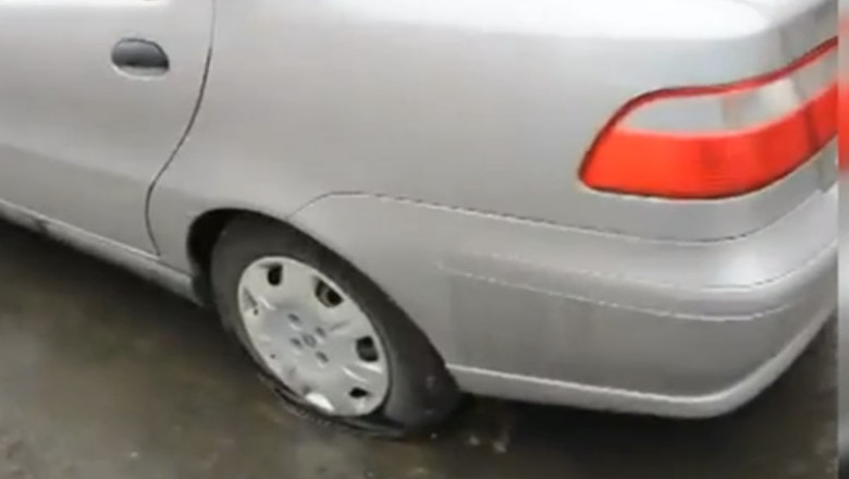 VIDEO. 45 de masini vandalizate intr-o singura noapte Imagine