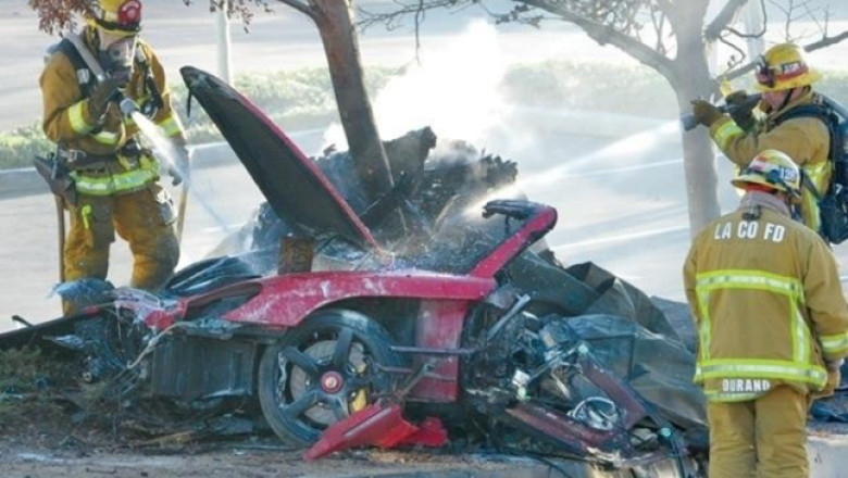VIDEO. Accidentul actorului Paul Walker a fost surprins de camerele de supraveghere Imagine