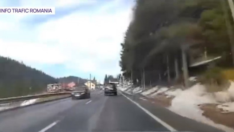 VIDEO Accidentul cu 3 masini de pe DN1, la Predeal, a fost filmat. 5 oameni au fost raniti Imagine