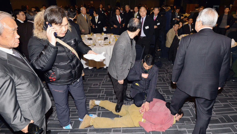 VIDEO. Ambasador american atacat la Seul. Reactia Coreei de Nord Imagine