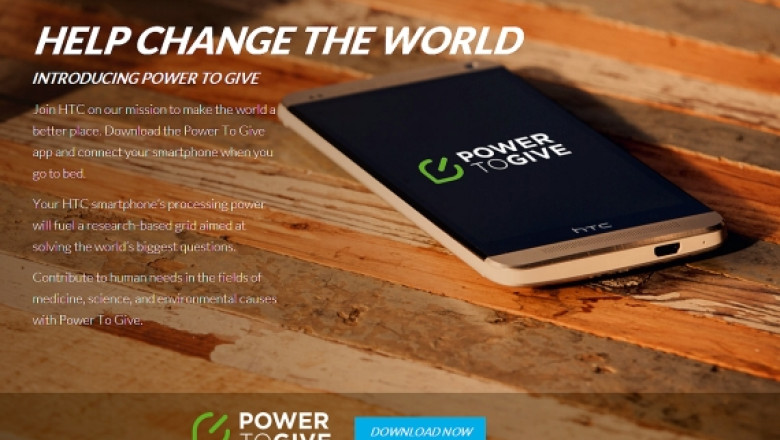VIDEO&FOTO HTC Power to Give: Cum contribui la progresul stiintei in timp ce iti tii telefonul in priza Imagine