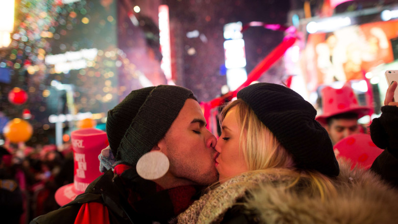 VIDEO. Anul Nou, la New York, in Times Square Imagine