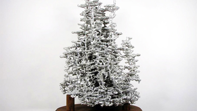 VIDEO Arta macabra: Ce se intampla cand torni aluminiu topit intr-un musuroi de furnici rosii Imagine