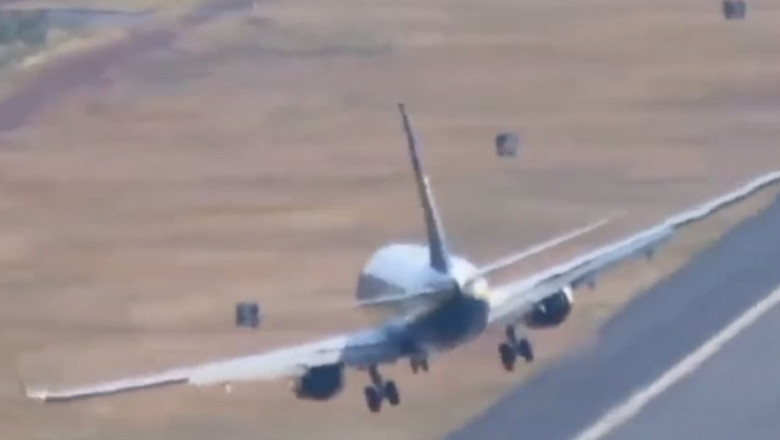VIDEO. Aterizare cu emotii pe aeroportul din Madeira Imagine