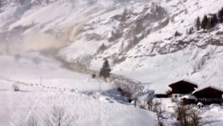 VIDEO. Avalansa in Italia Imagine
