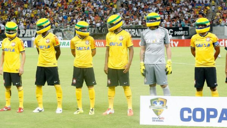 VIDEO. Ayrton Senna, omagiat de jucatorii lui Corinthians, la 20 de ani de la disparitie Imagine