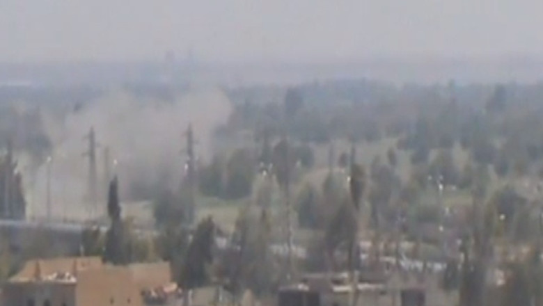 VIDEO. Bombardamente in Damasc si Homs Imagine
