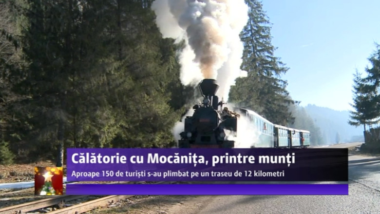 VIDEO Bucovina: Mocanita Hutulca s-a pus din nou in miscare pe sine Imagine