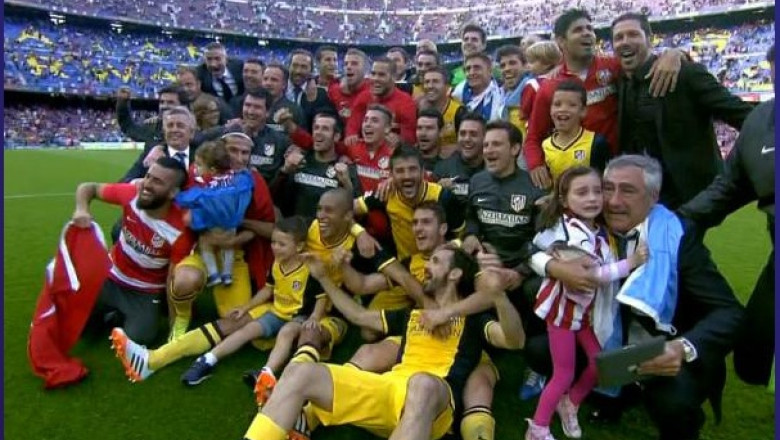 VIDEO. Campioana Spaniei este Atletico Madrid, dupa ce a facut egal cu Barcelona Imagine