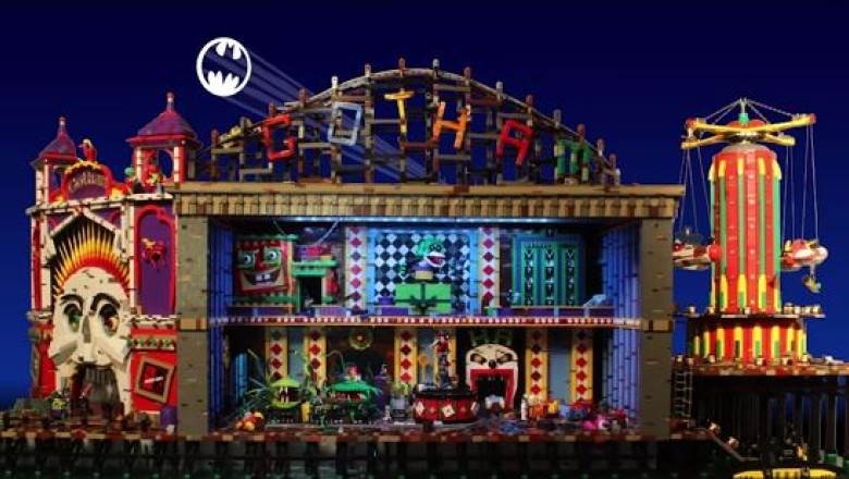 VIDEO Casa lui Joker din filmul „Batman” facuta din 30.000 de piese lego Imagine