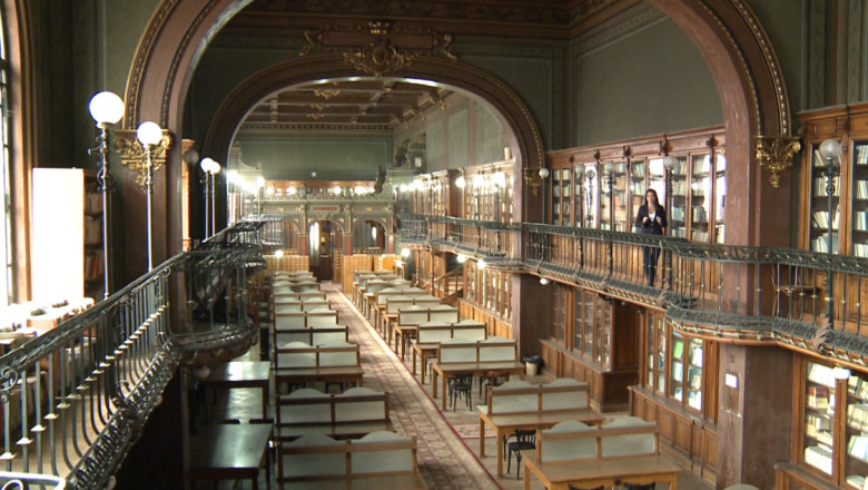 VIDEO. Cea mai frumoasa biblioteca din lume, la Universitatea Gh. Asachi din Iasi Imagine
