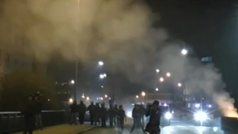 VIDEO. Ciocniri intre manifestanti si politisti, la Rennes Imagine