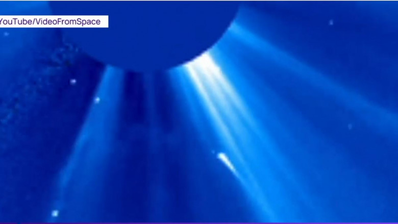 VIDEO „Cometa de Halloween” s-a topit in Soare. Ultimele imagini cu corpul ceresc, inainte de a se dezintegra Imagine