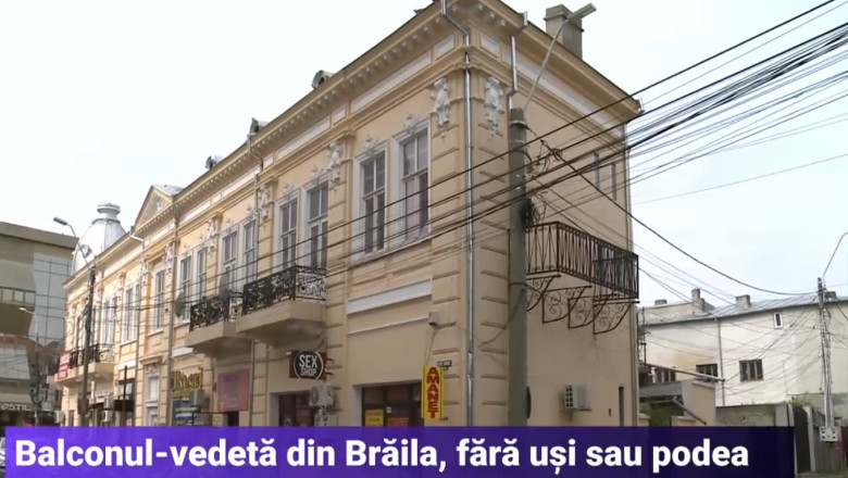 VIDEO Cum a ajuns un balcon din Braila viral pe retelele sociale: „Nu are niciun sens. Pe unde intri, pe unde iesi?” Imagine
