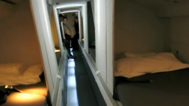 VIDEO. Cum arata locul secret unde se odihnesc stewardesele Imagine