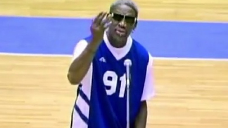 VIDEO. Dennis Rodman i-a cantat „La Multi Ani!” liderului nord-coreean Kim Jong-un Imagine