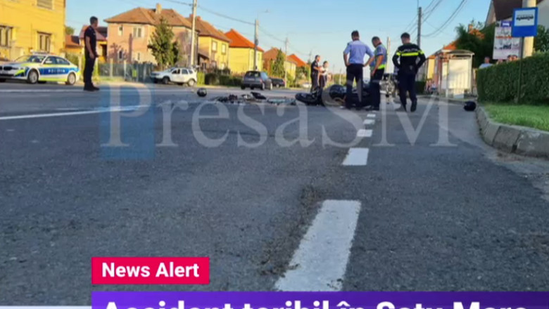 VIDEO. Doi tineri au murit intr-un accident de motocicleta la Satu Mare. Soferul avea o cantitate mare de droguri intr-un rucsac Imagine