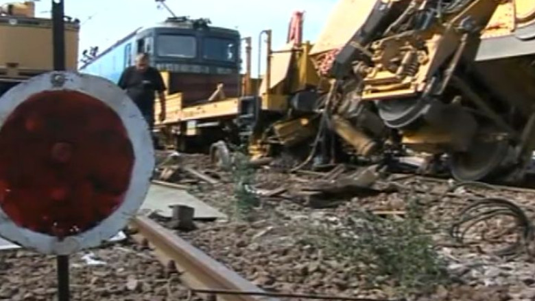 VIDEO. Drezina strivita de un marfar, in apropiere de Focsani Imagine