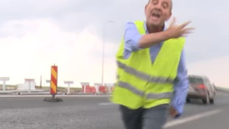 VIDEO. Echipa Digi24, agresata pe autostrada Timisoara-Arad Imagine