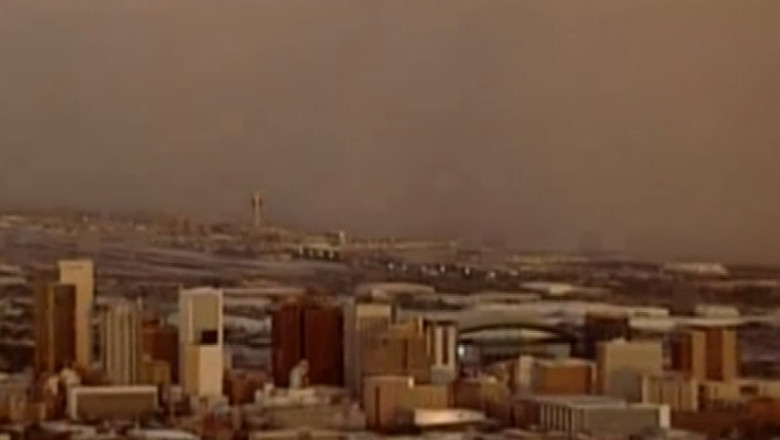 Video. Furtuna de nisip deasupra orasului Phoenix Imagine