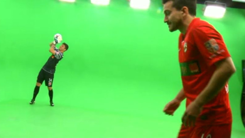 VIDEO. Gafe si momente amuzante la realizarea promo-ului pentru meciul Steaua - Dinamo Imagine
