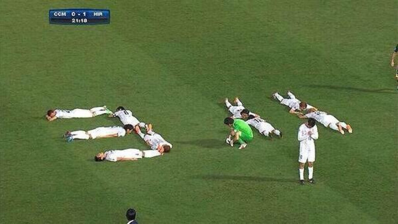 VIDEO. Gest superb facut de jucatorii lui Sanfrecce, in memoria victimelor tsunamiului de la Fukushima Imagine