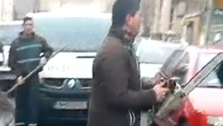 VIDEO. Hingheri alergati cu drujba, in Bucuresti Imagine