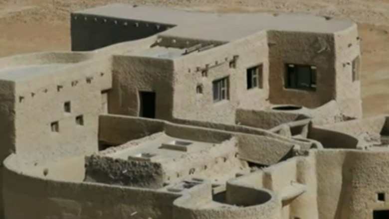 VIDEO. Hotel din sare, intr-o oaza din vestul Egiptului Imagine