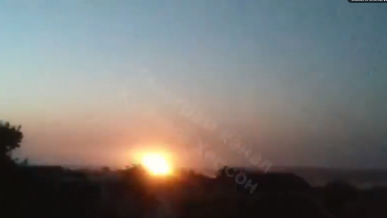 VIDEO. Imagini cu luptele din Herson. Ucrainenii au lovit din nou podul de peste Nipru Imagine
