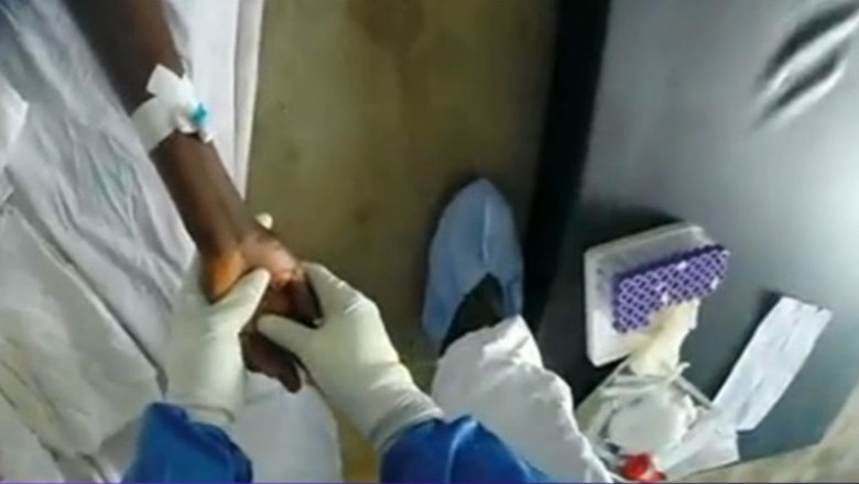 VIDEO. Imagini cutremuratoare dintr-un spital din Liberia: "Sunt atat de multi pacienti care agonizeaza, urla de durere" Imagine
