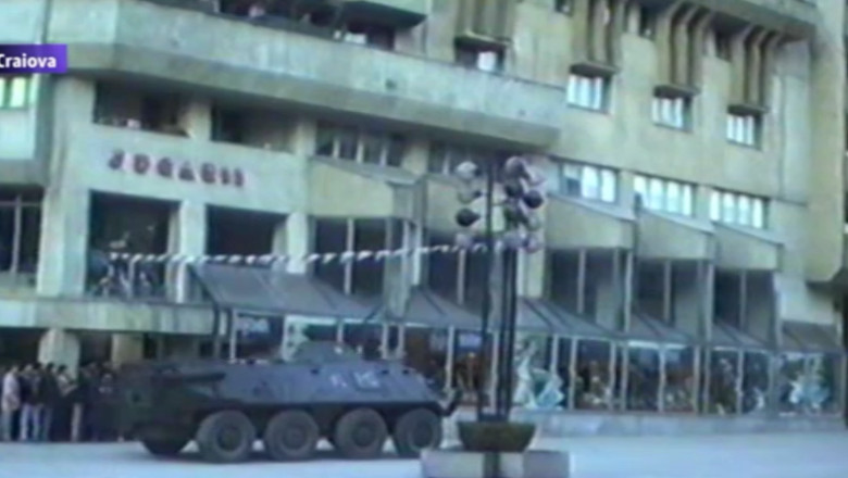 VIDEO. Imagini de la Revolutie, difuzate in premiera Imagine