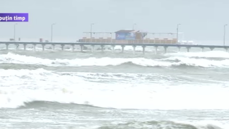VIDEO. Imagini de pe plaja din Mamaia si din orasul Constanta Imagine