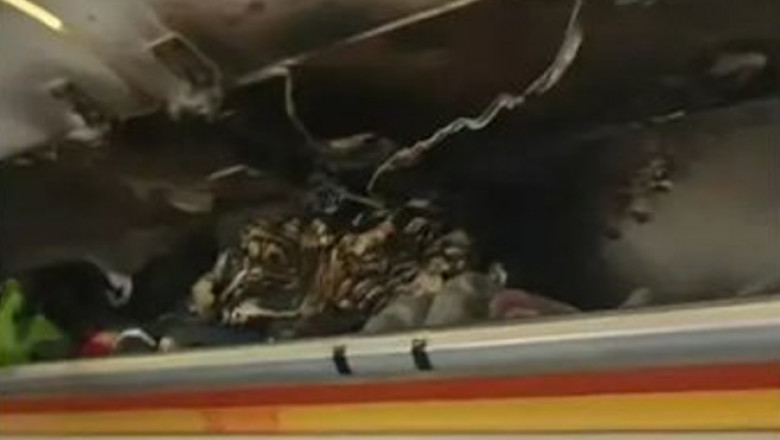 VIDEO. Incendiu in timpul zborului, in cabina unui avion al companiei Hong Kong Airlines Imagine