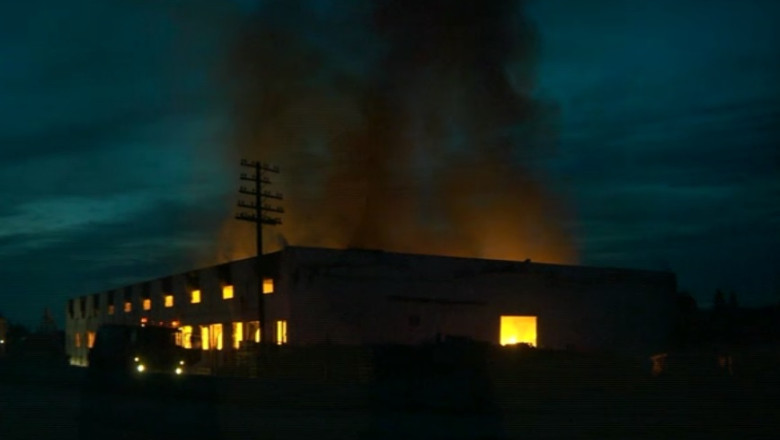 VIDEO. Incendiu la un depozit de lana Imagine