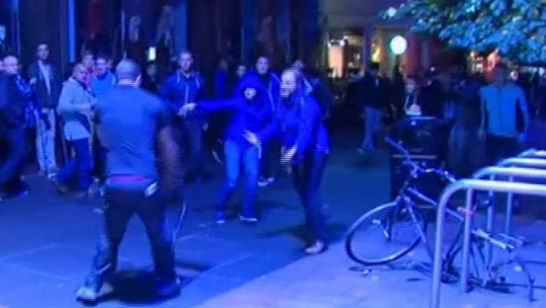 VIDEO. Incidente la Glasgow, dupa referendumul privind independenta Scotiei Imagine