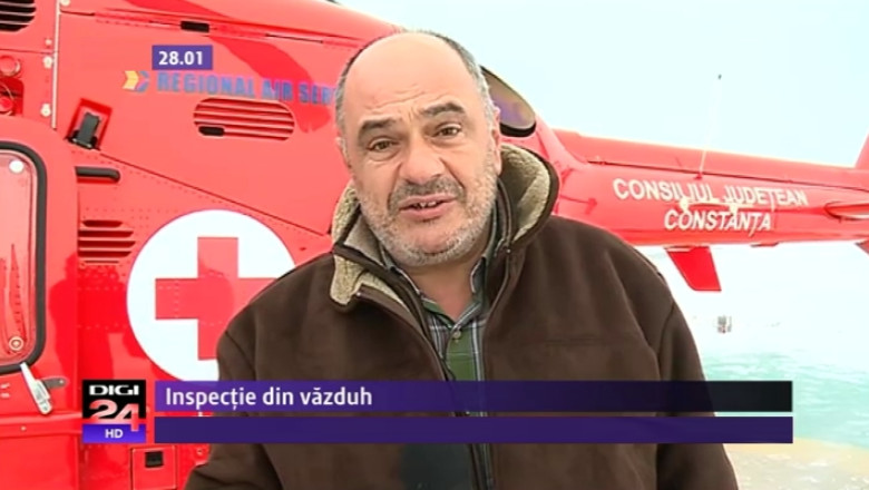 VIDEO Inspectie in judet: Vicepresedintele CJ Constanta a survolat teritoriul cu elicopterul ISU Imagine