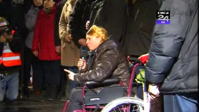 VIDEO. Iulia Timosenko le-a vorbit manifestantilor din Piata Independentei Imagine